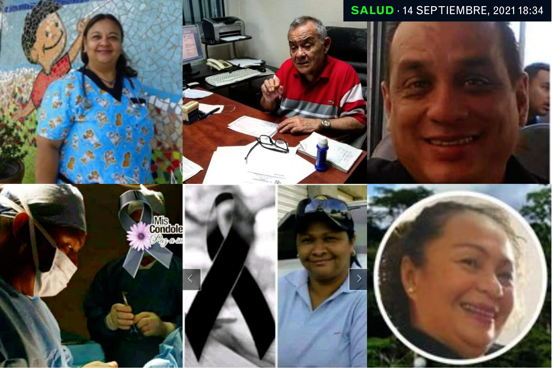Fallecen siete trabajadores sanitarios por COVID-19 en septiembre