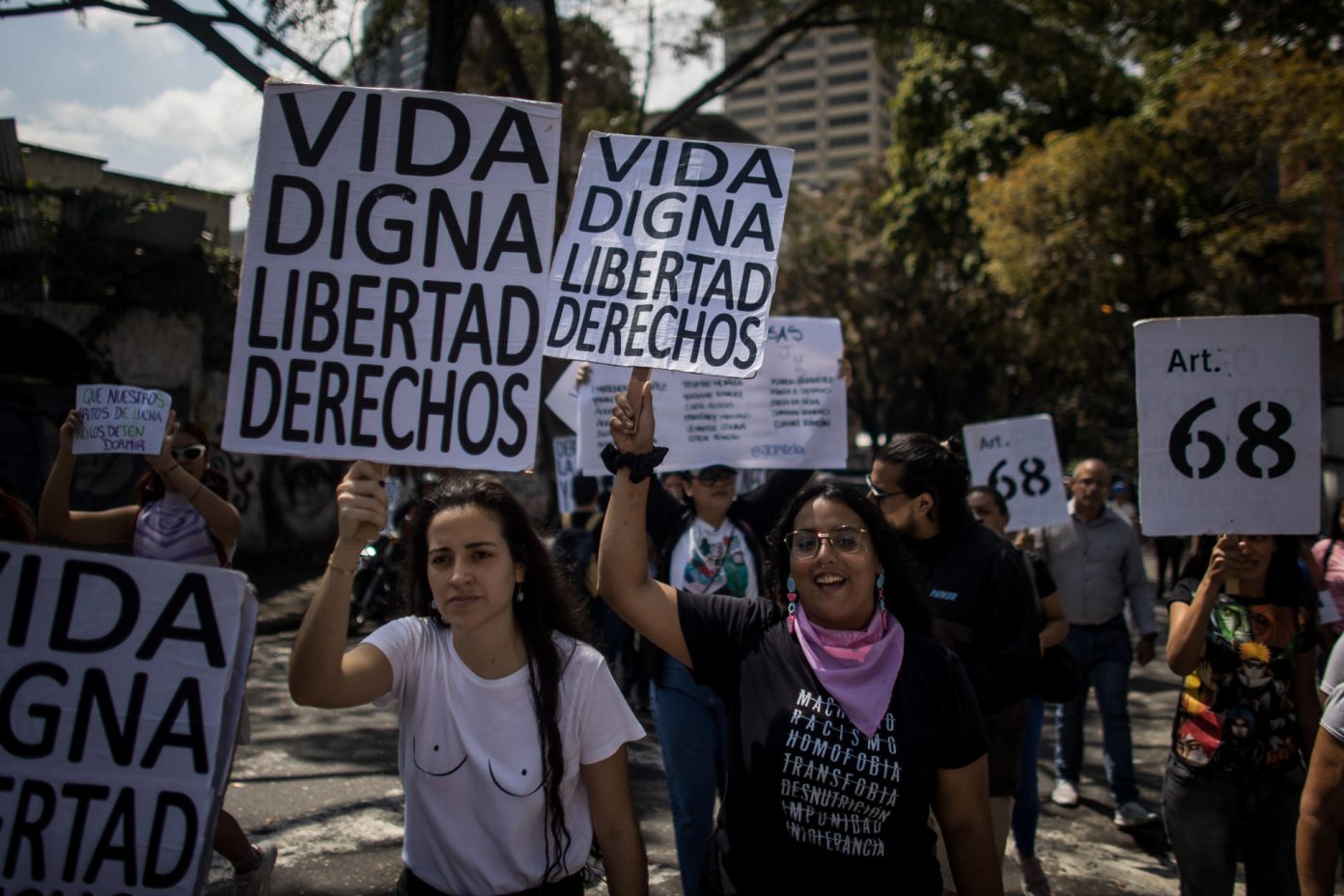 Día de la Mujer: venezolanas protestan por derechos laborales y erradicación de la violencia de género