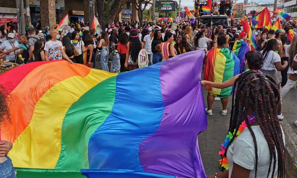 Comunidad LGBTIQ+ marcha en Caracas reivindicando su derecho a la igualdad